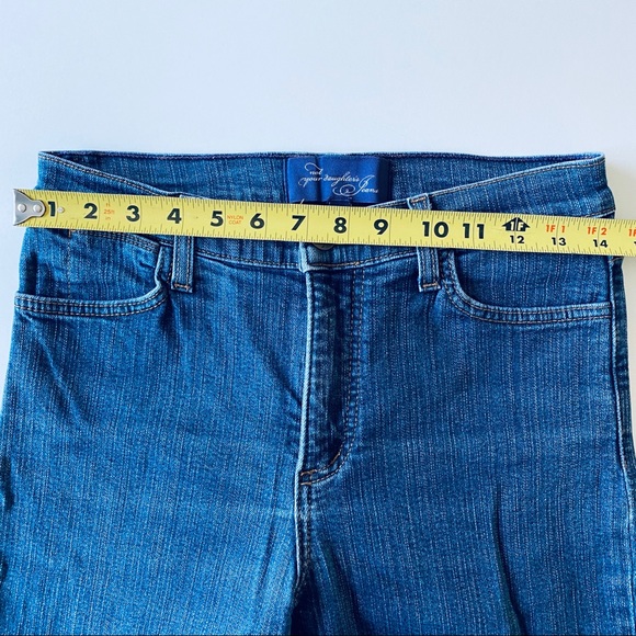 NYDJ Very High Waist Flare Blue Jeans - Picture 6 of 8